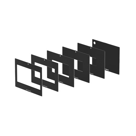 Bright Tangerine Anamorphic Lens Hard Mattes for Misfit Six Matte Box, 5-Pack