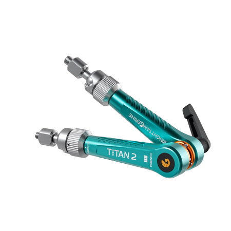 Bright Tangerine Titan Arm 2 with 1/4"-20 and 3/8"-16 Screw Adapter, Seaglass