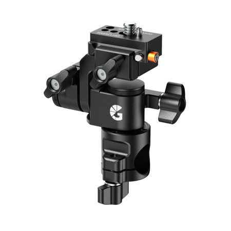 Bright Tangerine 15mm Universal Monitor Mount with Quick Release NATO Rail