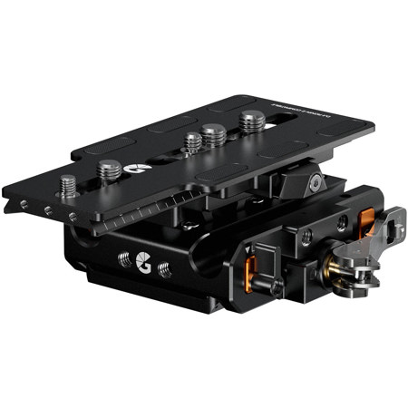 Bright Tangerine DJI Ronin 2 LeftField 3 QR Baseplate for RED V-RAPTOR Camera