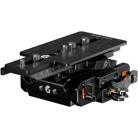 Bright Tangerine Manfrotto LeftField 3 QR Baseplate for RED V-RAPTOR Camera