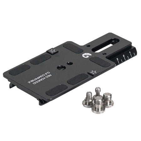 Bright Tangerine DJI RS 2/3 Extended Dovetail Plate for RED KOMODO