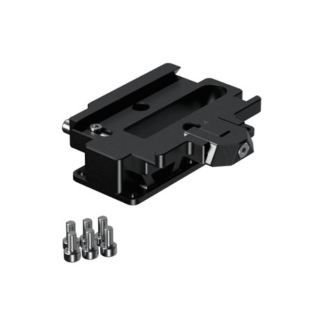 Bright Tangerine DJI Ronin 2 Riser for 15mm Baseplate and RED V-RAPTOR Camera, Black
