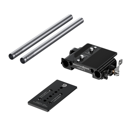 Bright Tangerine LeftField 3 19mm Studio Quick Release Bridgeplate Base Kit