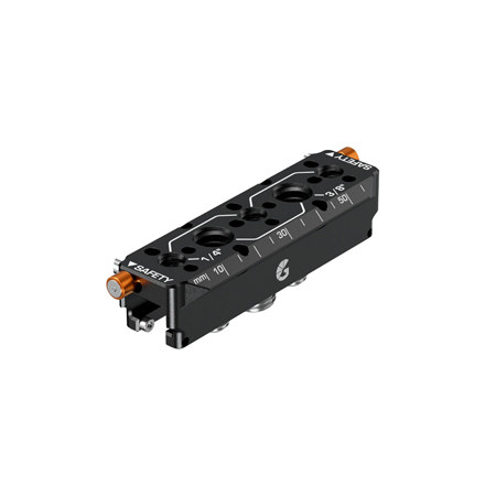 Bright Tangerine 60mm Universal NATO Rail, Black