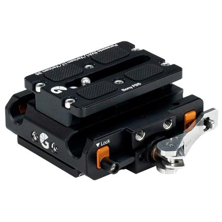 Bright Tangerine Left Field QR Baseplate for Sony FS5 I & FS5 II Camera
