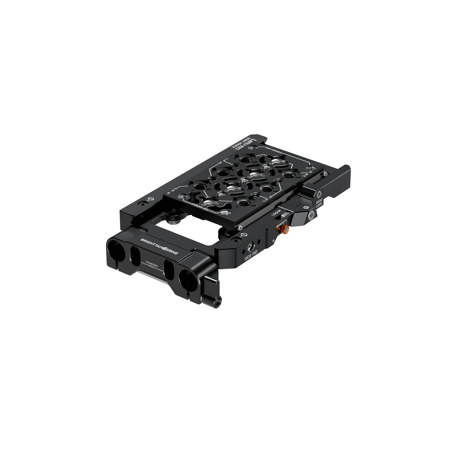 Bright Tangerine Sliding Top Plate for Sony VENICE 1 and 2 Camera, Black