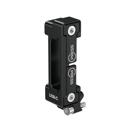 Bright Tangerine USB-C Cable Clamp for Sony FX5 Camera