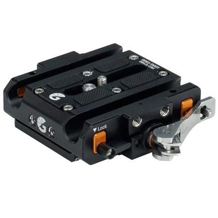 Bright Tangerine Left Field QR Baseplate for C100/C300/C500 & FS7/FS7 II/FX9
