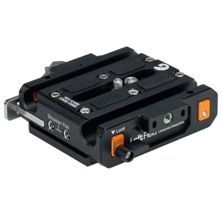 Bright Tangerine Left Field QR Baseplate for C100/C300/C500 & FS7/FS7 II/FX9