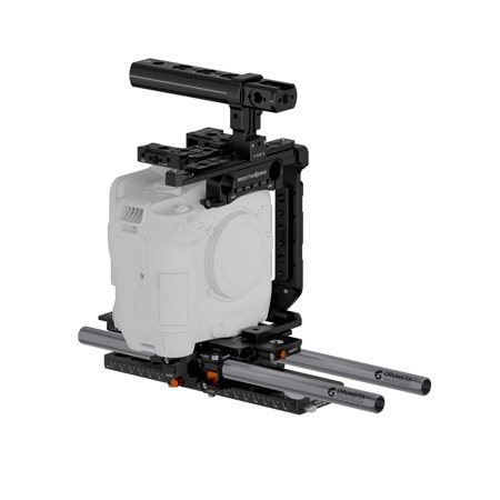 Bright Tangerine LeftField Mini DJI RS Advanced Kit for Canon C80 Camera, Black