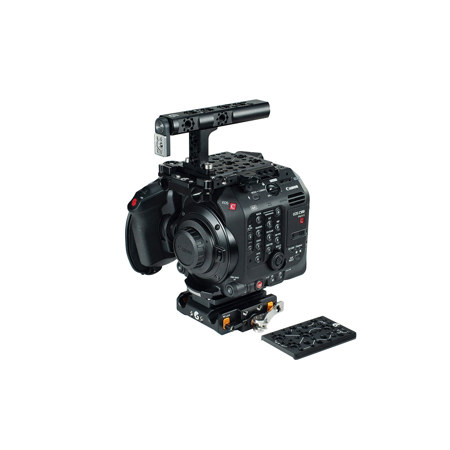Bright Tangerine LeftField 3 Base Kit for Canon C500 Mk II Camera