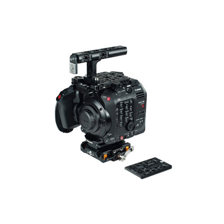 Bright Tangerine LeftField 3 Base Kit for Canon C300 Mk III Camera