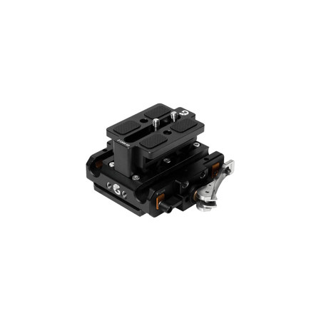 Bright Tangerine LeftField 3 Quick Release Baseplate for Z CAM E2 Camera