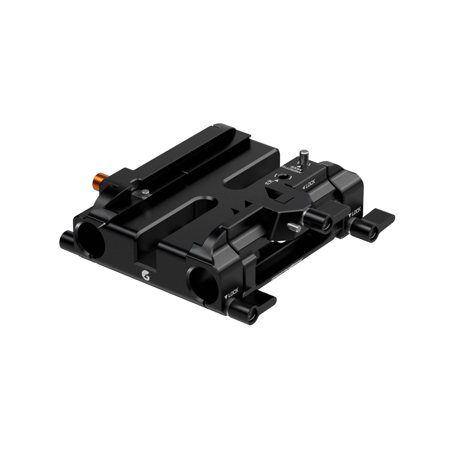 Bright Tangerine Create 15mm LWS Baseplate for Arca, DJI, Manfrotto Plates,Black