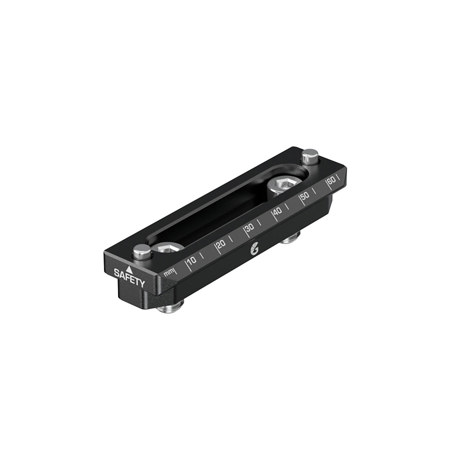 Bright Tangerine 60mm Create NATO Rail, Black