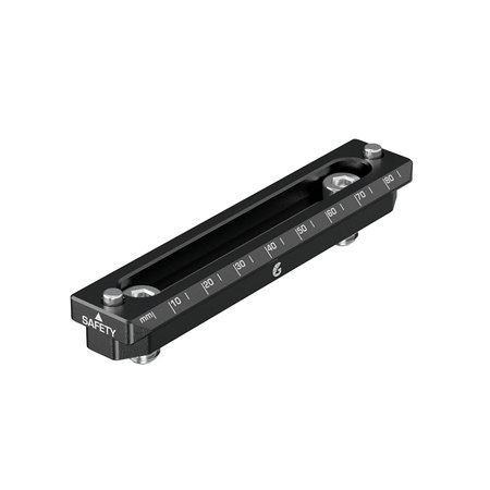 Bright Tangerine 90mm Create NATO Rail, Black