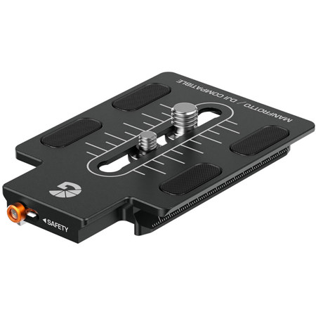 Bright Tangerine Short Universal Dovetail for Manfrotto and DJI RS 4
