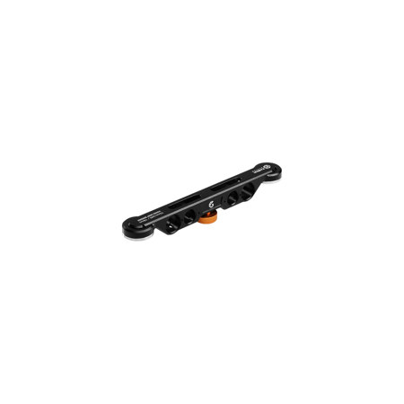 Bright Tangerine KASBAH 15mm LWS/19mm Studio Bridge for Hand Grip, Black