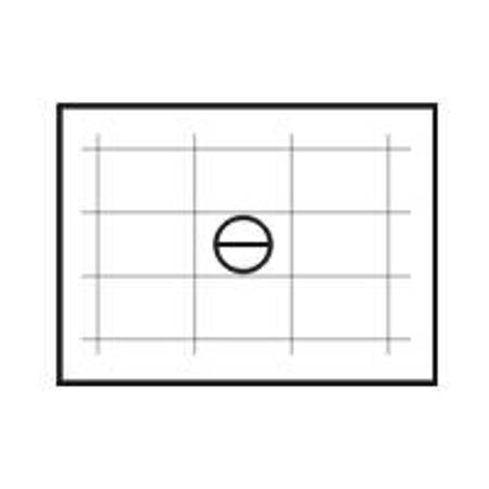 Beattie IntenScreen for Mamiya 645, 645J, 1000s Horizontal Split Image with Grid