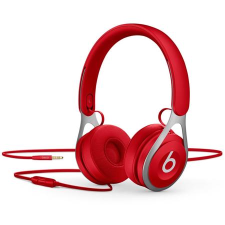 Beats by Dr. Dre EP, On-Ear Headphones, Red - with Remote and Mic