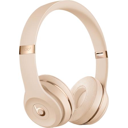 Beats by Dr. Dre Beats Solo3 Wireless On-Ear Headphones, Satin Gold