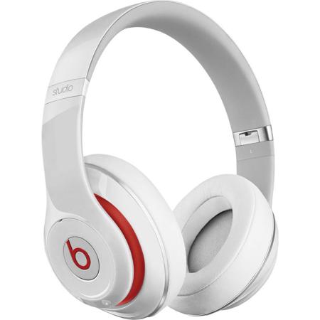 Beats by Dr. Dre Studio 2.0 Over-Ear Headphones, with In-Line Mic, White