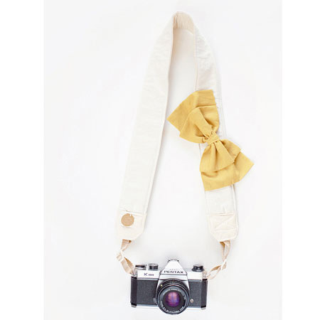 Bloom Theory "Petite Cherie" Fashion Camera Strap, Mustard