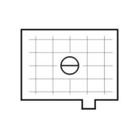 Beattie IntenScreen for Pentax 645 Horizontal Split Image with Grid #83613