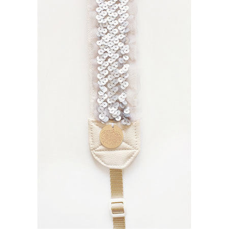 Bloom Theory "Stardust" Fashion Camera Strap, Silver