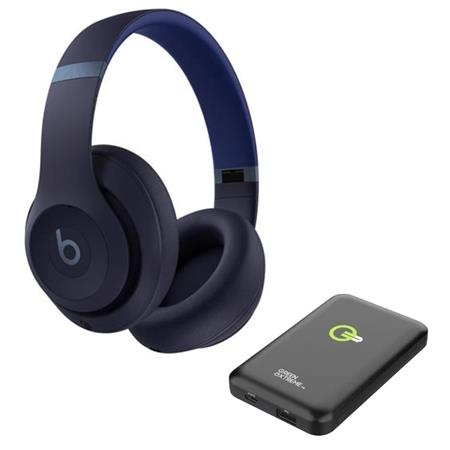 Beats by Dr. Dre Beats Studio Pro Wireless Headphones, Navy with A03031  10000mAh Power Bank