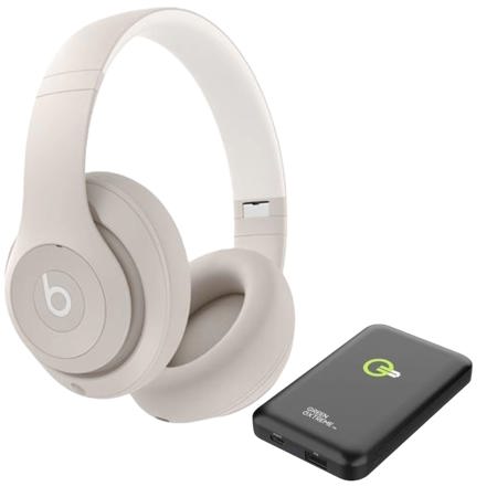 Beats by Dr. Dre Beats Studio Pro Headphones, Sandstone with 10000mAh Power  Bank MQTR3LL/A K