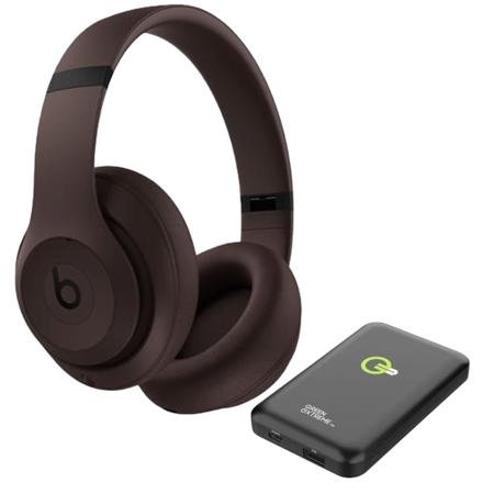 Beats by Dr. Dre Beats Studio Pro Headphones, Deep Brown w/ 10000mAh Power  Bank MQTT3LL/A K