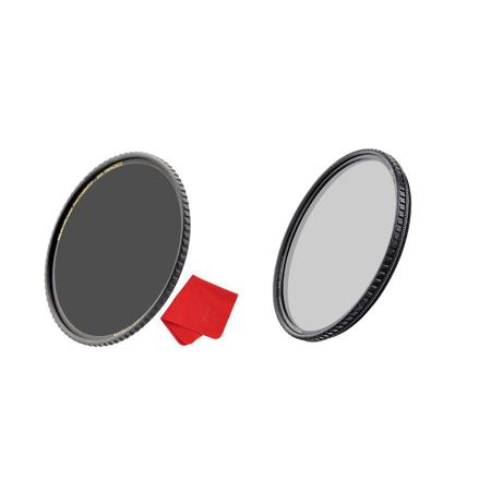 Breakthrough Photography 82mm X4 Circular Polarizer Filter W/6-Stop X4 ND Filter