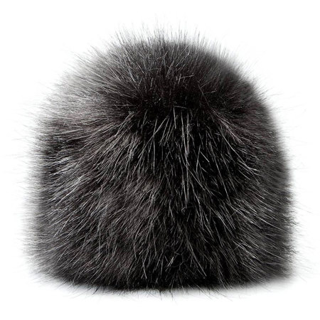 Bubblebee Industries The Big Long-Haired Fur Windbubble Windscreen, Black