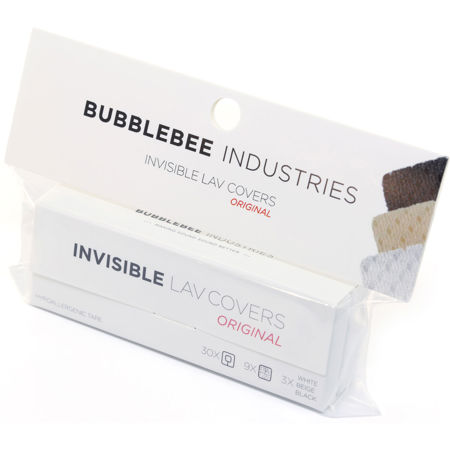 Bubblebee Industries The Invisible Lavalier Microphone Covers, Original, 9-Pack