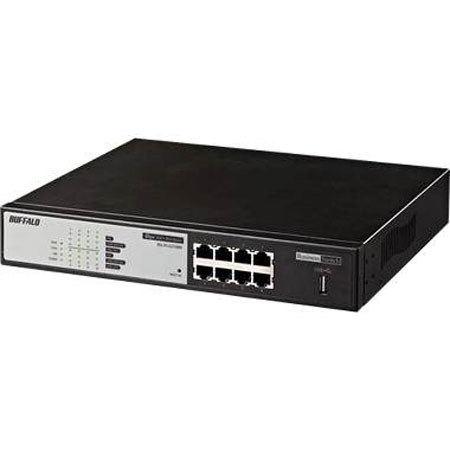 Buffalo Technology 8-Port Rackmount Gigabit 802.3at PoE Web Managed Switch