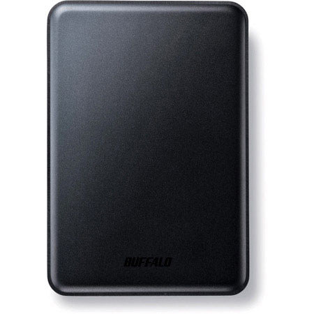Buffalo Technology MiniStation Slim 500GB USB 3.0 Hard Drive, Black