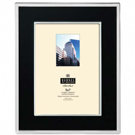 Burnes of Boston Bauhaus Frame for 5x7in Photos, Black