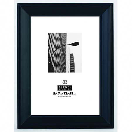 Burnes of Boston Carmel, Wood Picture Frame for a 4x6" Photograph, Color: Black
