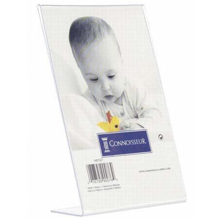 Burnes of Boston Clear Acrylic L Frame f/4x6in 1401G7