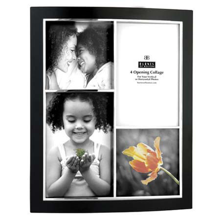 Burnes of Boston City Light, Metal Picture Frame, Black
