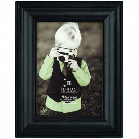 Burnes of Boston Cambridge, Wood Pic Frm f/4x6inch,Blk