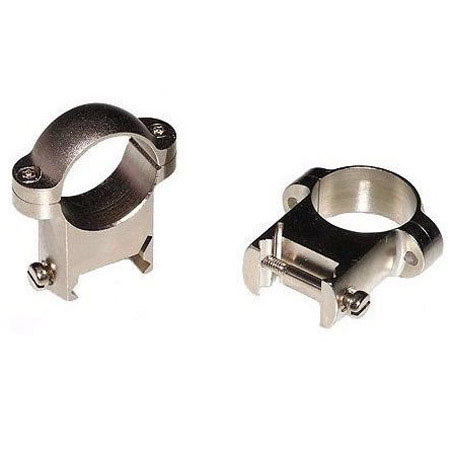 Burris Optics Burris 420085 Zee 1" Medium Solid Steel Rings with Nickel Finish