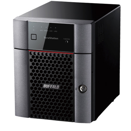 Buffalo Technology TeraStation 3420DN 8TB (4x 2TB) 4-Bay NAS Server, Annapurna Labs Alpine AL214 Quad-Core 1.4GHz