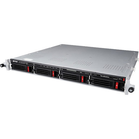 Buffalo Technology TeraStation 5400RH Enterprise 4-Drive Bay 32TB (4x 8TB) 1U Rackmount NAS for Small/Medium Business, Intel Atom D2700 2.13GHz, 2GB RAM, 3.5" Drive Tray, RAID 0/1/5/6/10/JBOD, NAS OS