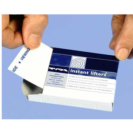BVDA America 2"x2" Translucent Instant Latent Print Lifters, Pack of 12