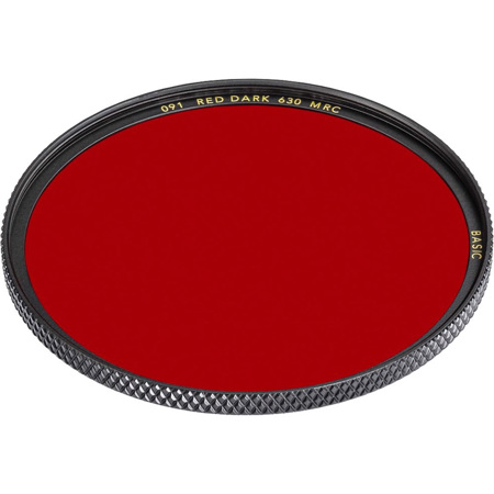 B + W 37mm Basic 091M MRC Filter, Dark Red 630