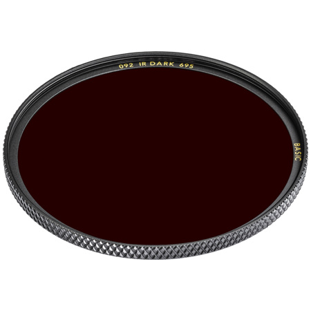 B + W 37mm Basic 092 Infrared Filter, Dark Red 695
