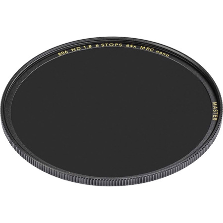 B + W 37mm Master 806M ND 1.8 6-Stop MRC Nano Neutral Density Filter